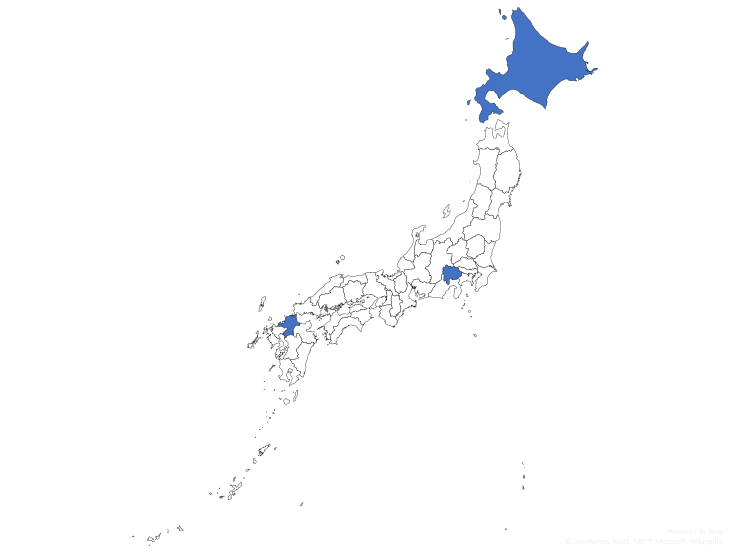 Excel 日本地図へ都道府県単位で色付け Juraku Software