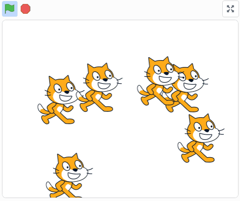 【Scratch(スクラッチ)】猫がどんどん増えていく